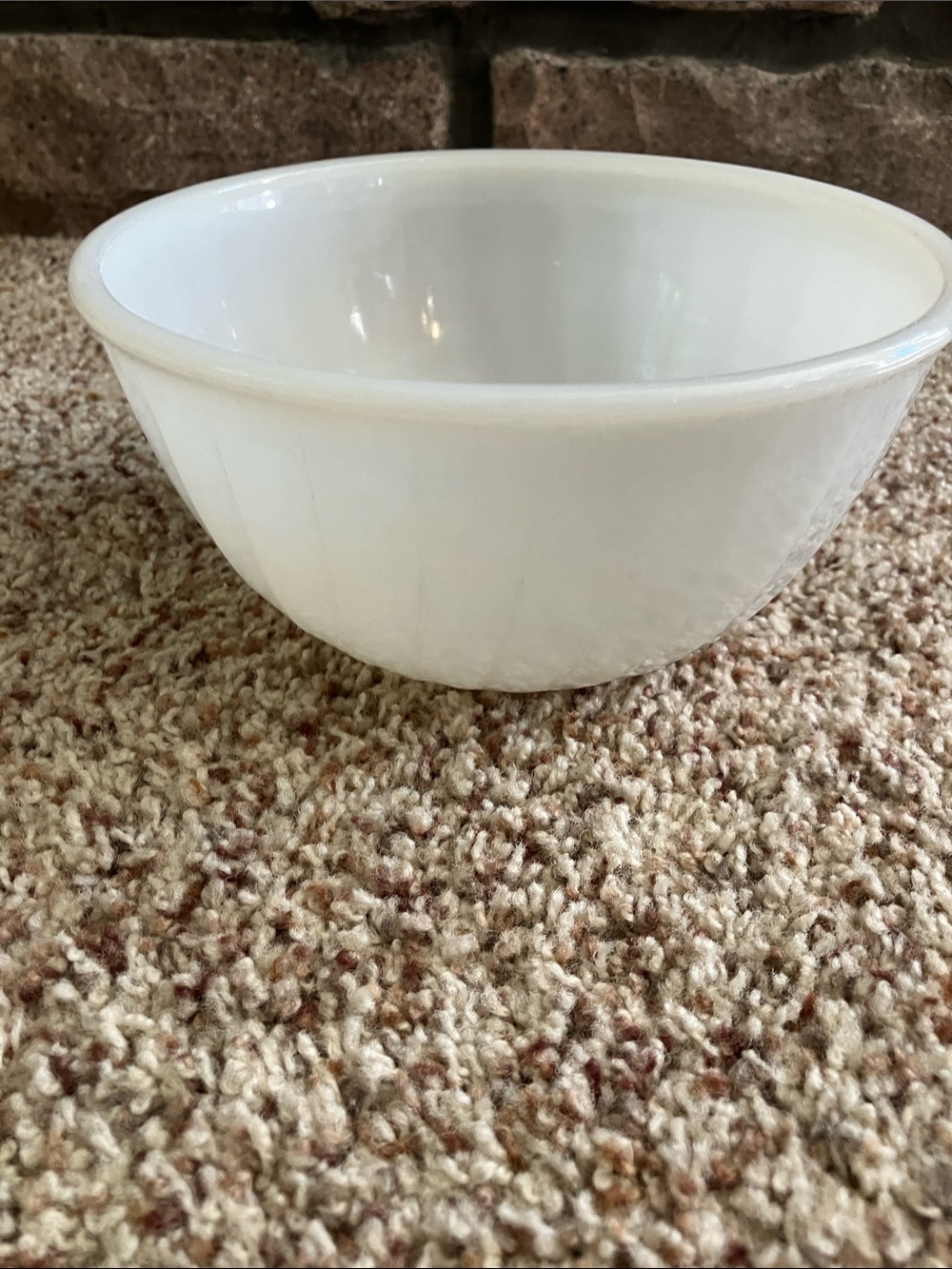 Fire King White Milk Glass Mixing Bowl